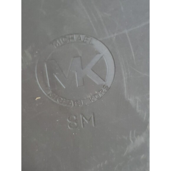 Michael Kors VIENNA BARLEY Brown Suede Tassel Side Zip Mid-Calf Heeled Boots 8 M - Picture 9 of 11